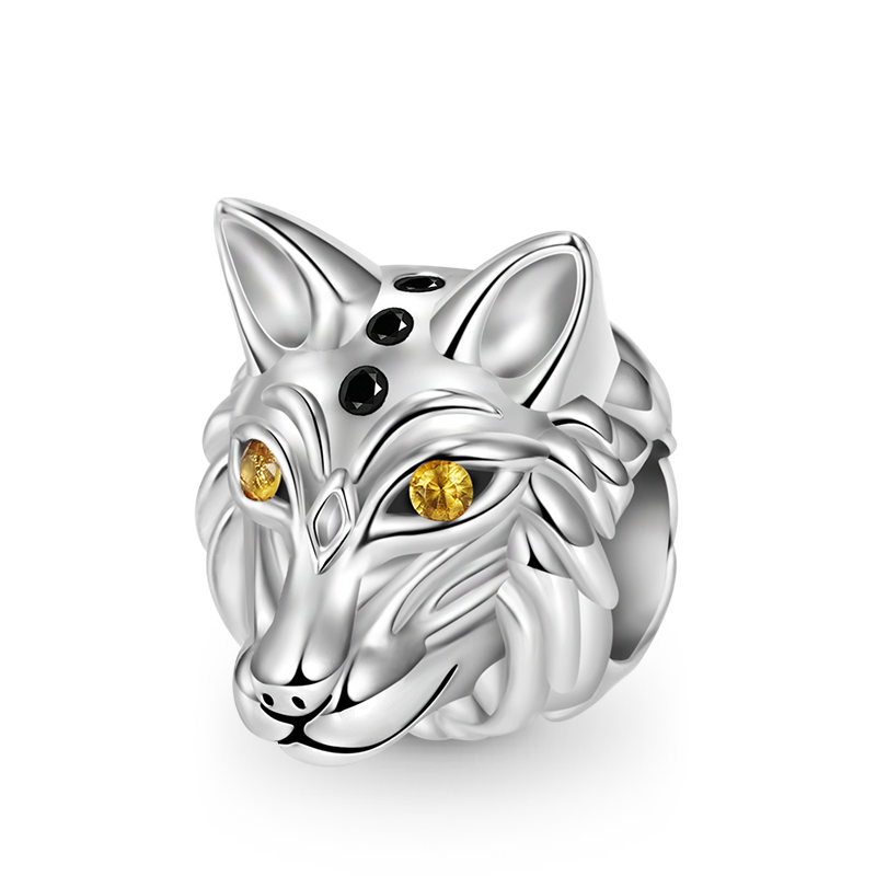 Gnoce Elegant Ancient Animal Wolf Charm_1