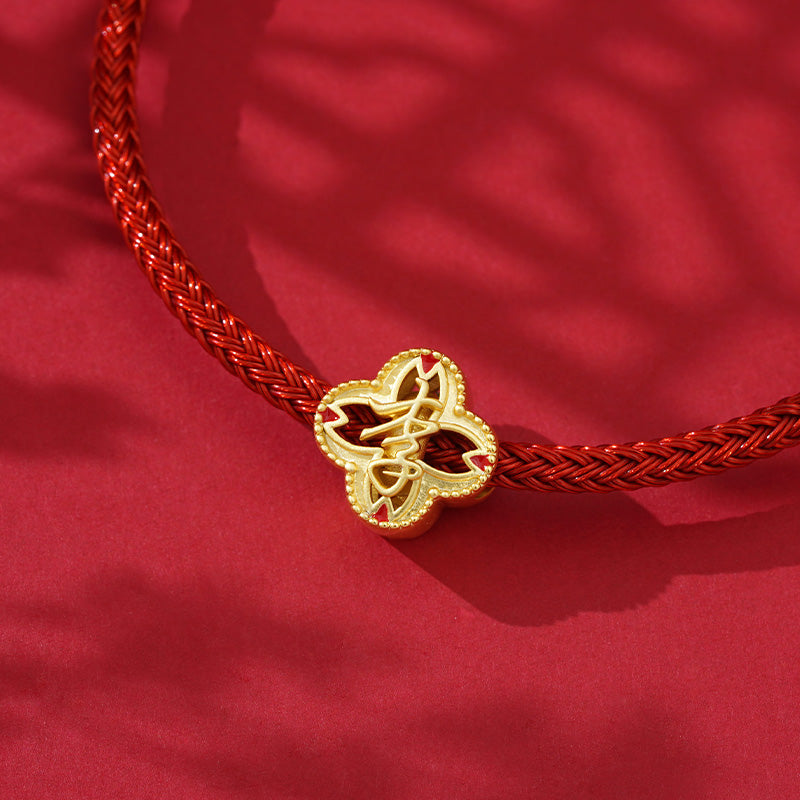 Gnoce Surname Li 18K Gold Charm_3