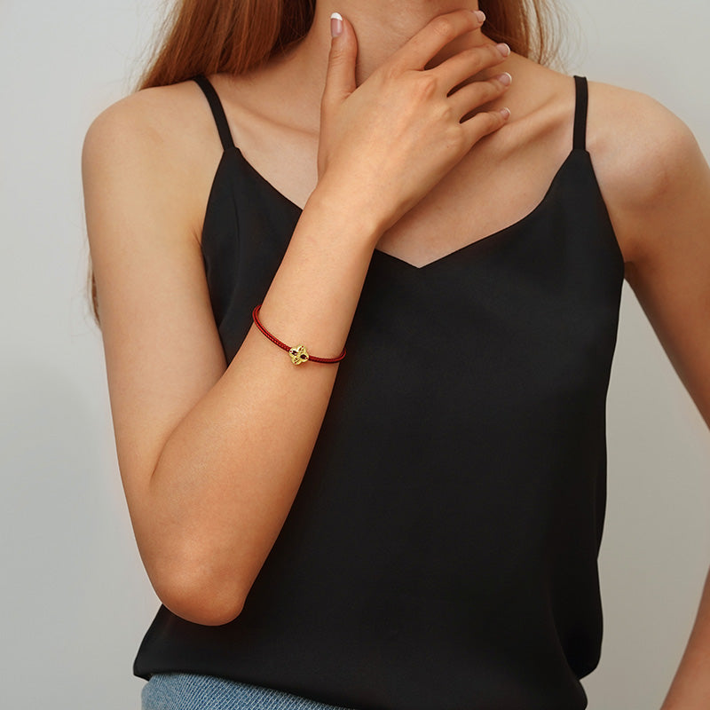 Gnoce Surname Li 18K Gold Charm_4