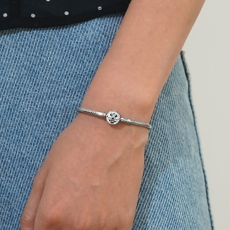 Gnoce Dancing Bee Basic Snake Chain Bracelet_4