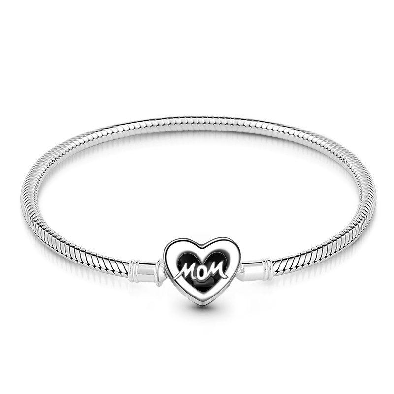 Gnoce Love Mom Basic Snake Chain Bracelet_2