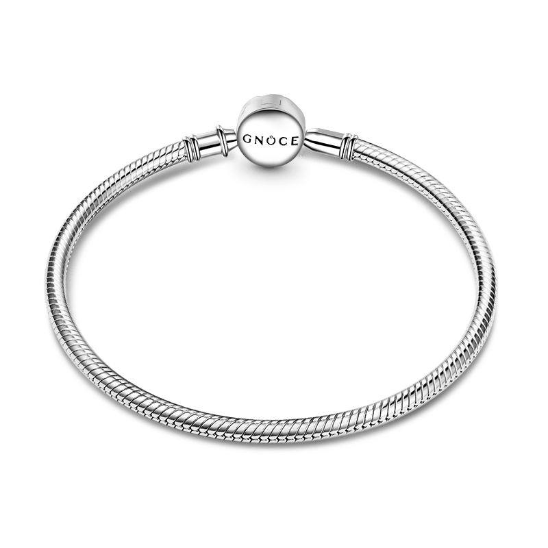 Gnoce Green Vine Basic Snake Chain Bracelet_2