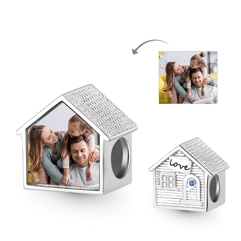 Gnoce House Love Place Personalized Photo Charm_1