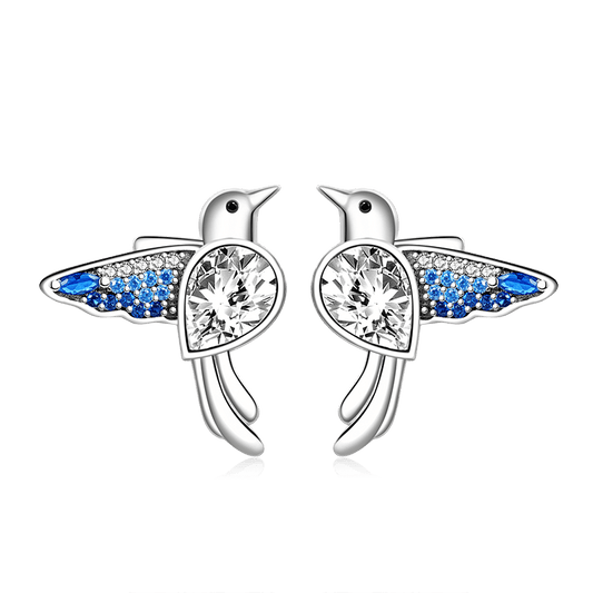 Gnoce Hummingbird Stud Earrings_1
