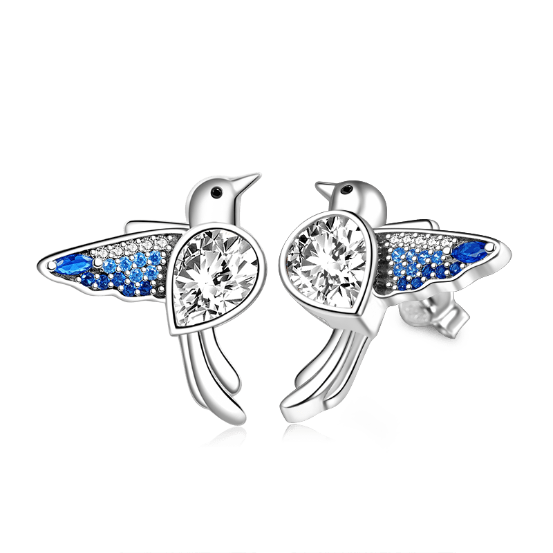 Gnoce Hummingbird Stud Earrings_2