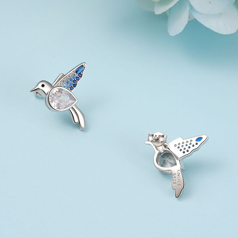 Gnoce Hummingbird Stud Earrings_3