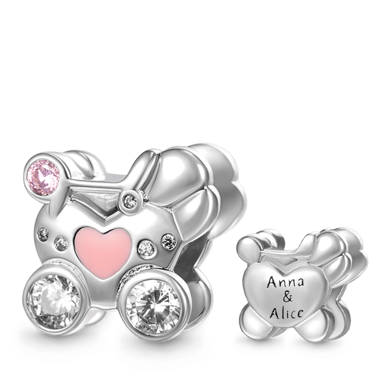 Gnoce Baby Stroller Engravable Charm_1