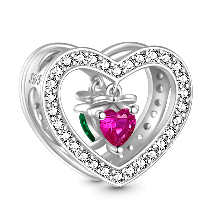 Gnoce Open Heart Christmas Gift Charm_2
