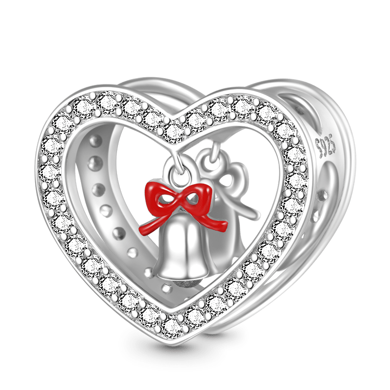Gnoce Open Heart Christmas Bells Gift Charm_1