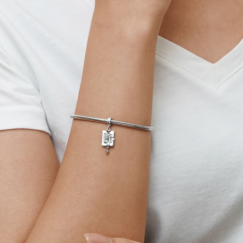 Gnoce Doctor Stethoscope Pendant Dangle Charm_5