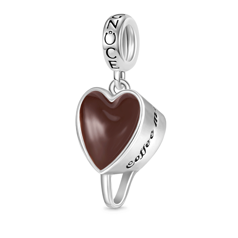 Gnoce Love Coffee Pendant Dangle Charm_1