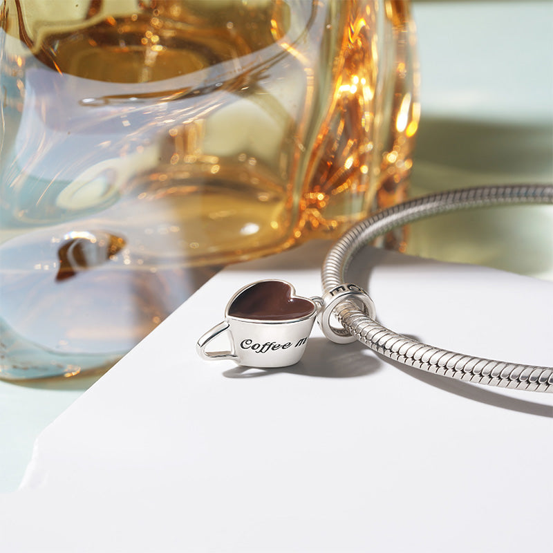 Gnoce Love Coffee Pendant Dangle Charm_3