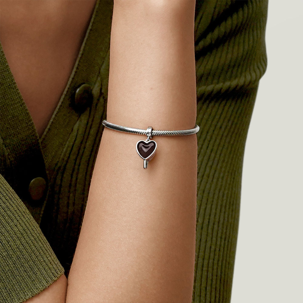 Gnoce Love Coffee Pendant Dangle Charm_5