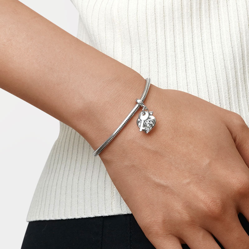 Gnoce Key to Your Heart Pendant Dangle Charm_5