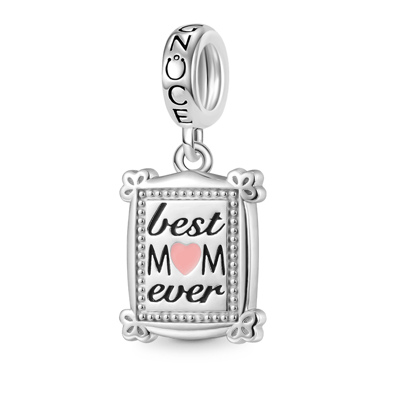 Gnoce Best Mom Ever Pendant Dangle Charm_1