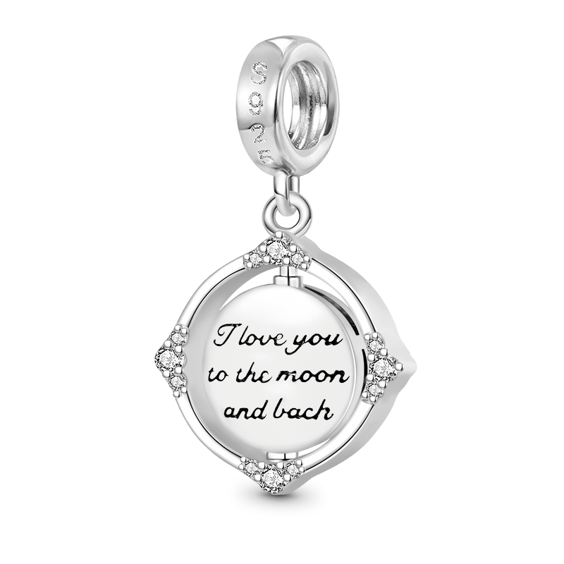 Gnoce Rotated Moon & Sun Pendant Dangle Charm_2