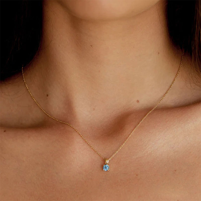 Gnoce Sparkling Birthstone Necklace_3