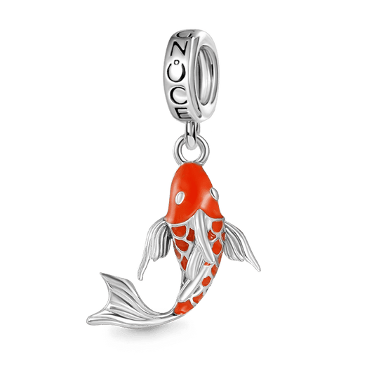 Gnoce Lucky Carp Fish Pendant Dangle Charm_1