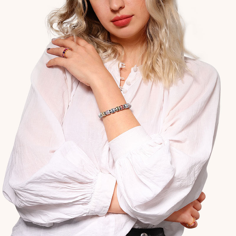 Gnoce "Ruby July" Birthstone Leo Zodiac 925 Sterling Silver Birthday Gift Bead Charm_3