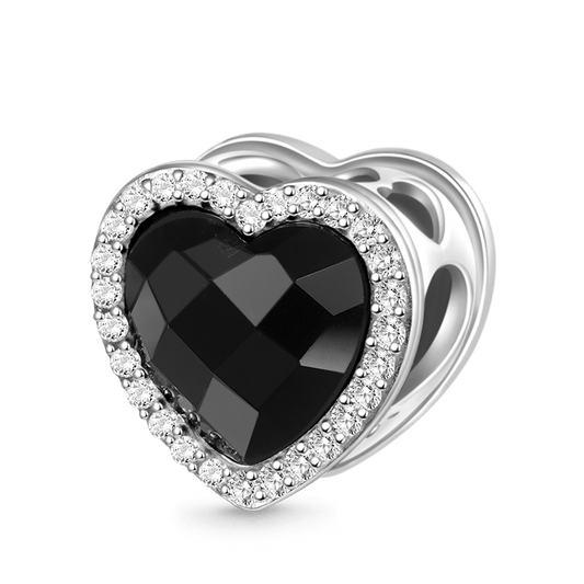 Gnoce Sparkling Til Death Love Heart Charm_1