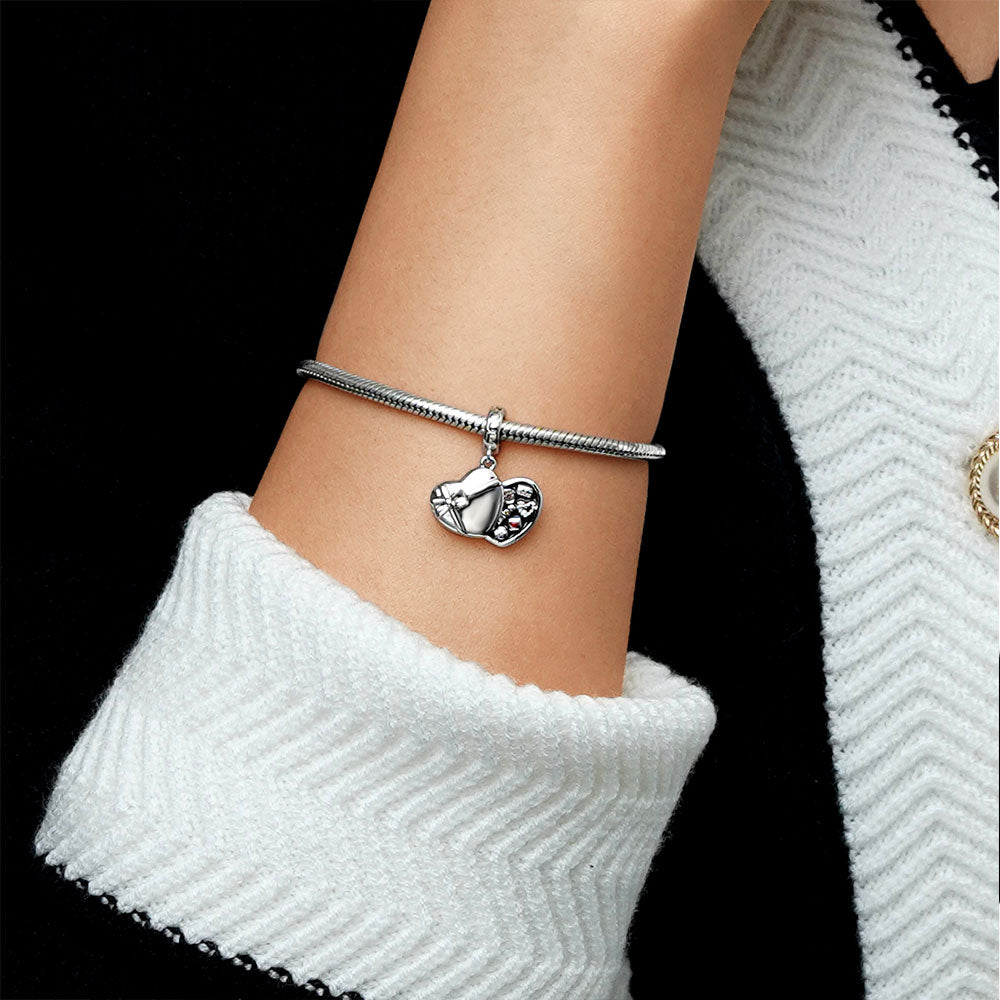 Gnoce Box of Chocolates Sweetheart Gift Pendant Dangle Charm_5