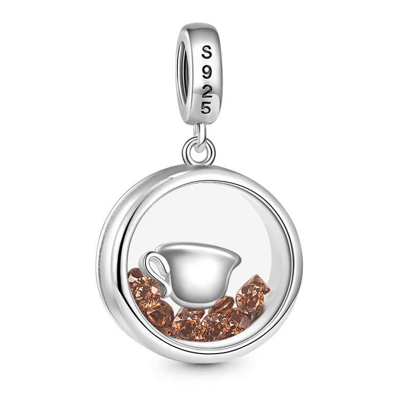 Gnoce Coffee Lover Pendant Dangle Charm_2