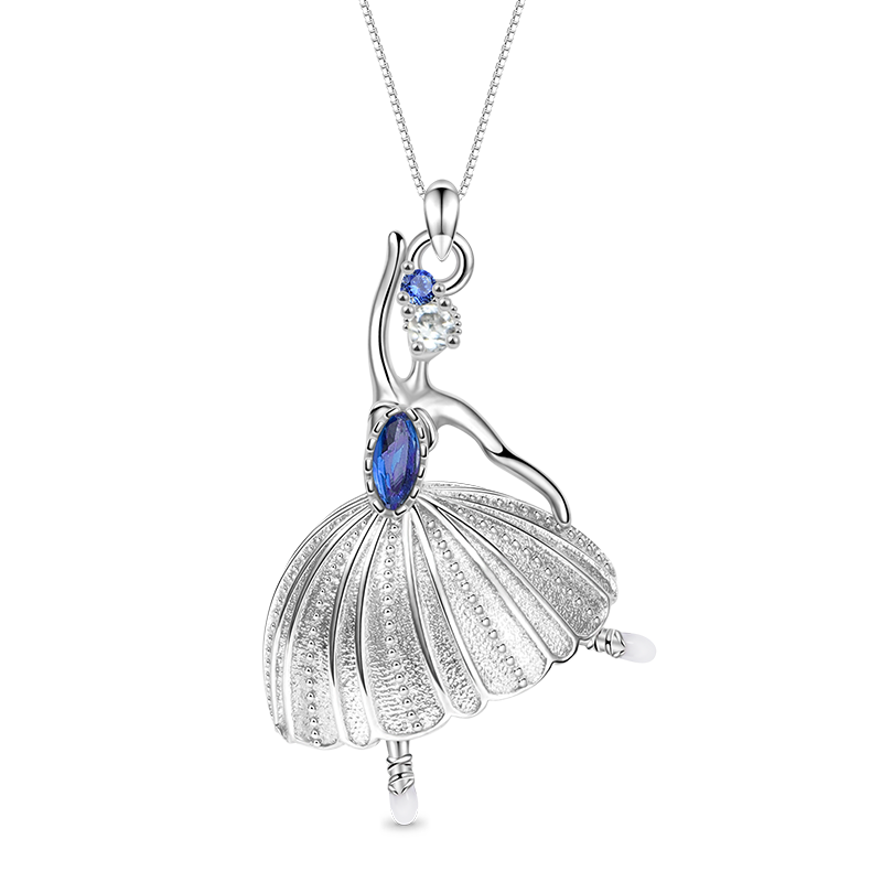 Gnoce Sparkling Ballet Necklace_1