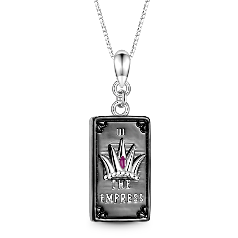 Gnoce Sparkling "the Empress" Tarot Necklace_2