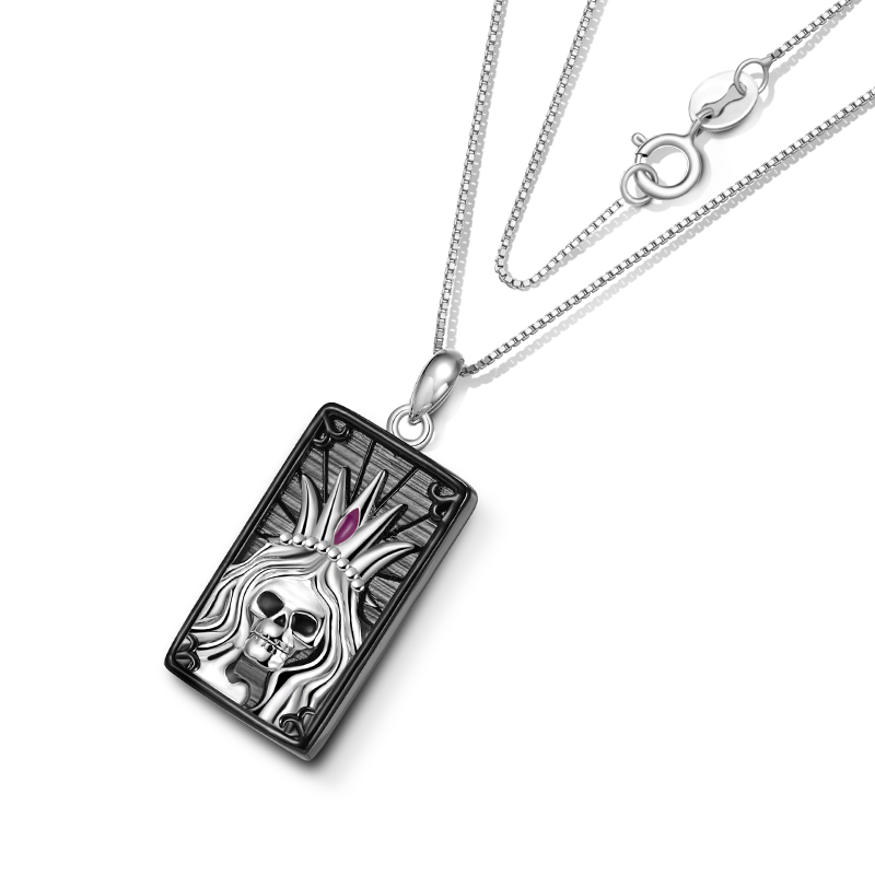 Gnoce Sparkling "the Empress" Tarot Necklace_3