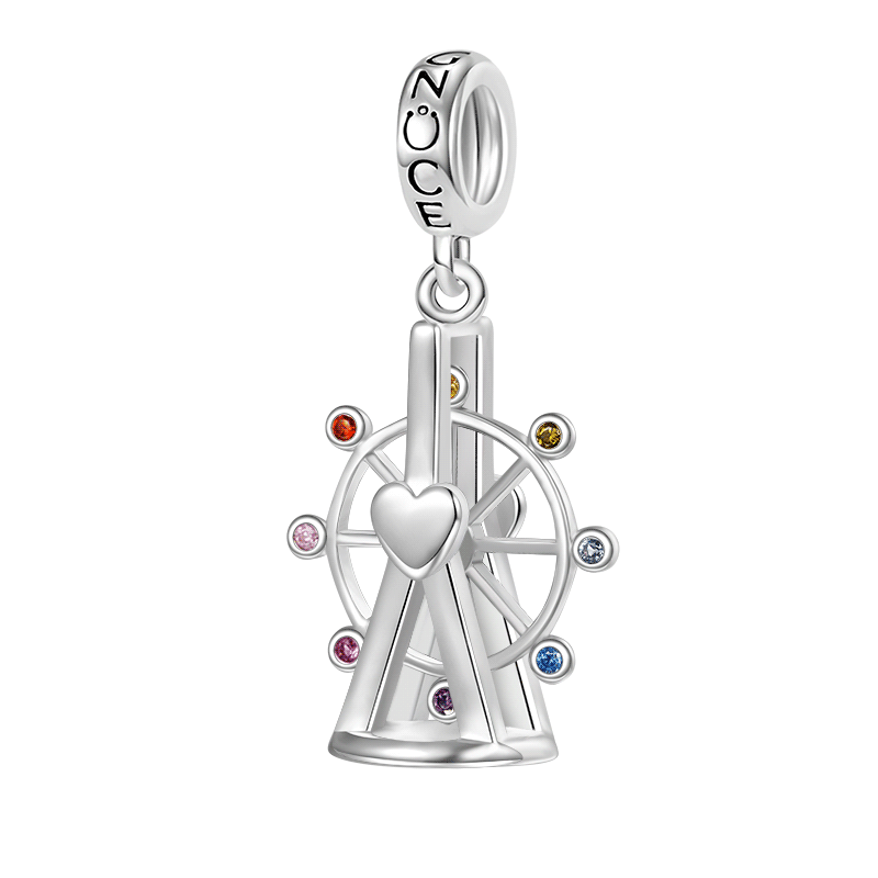 Gnoce Best Moment Ferris Wheel Pendant Dangle Cham_1