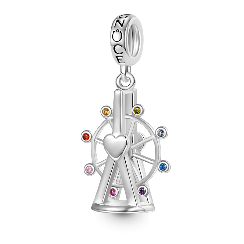 Gnoce Best Moment Ferris Wheel Pendant Dangle Cham_2