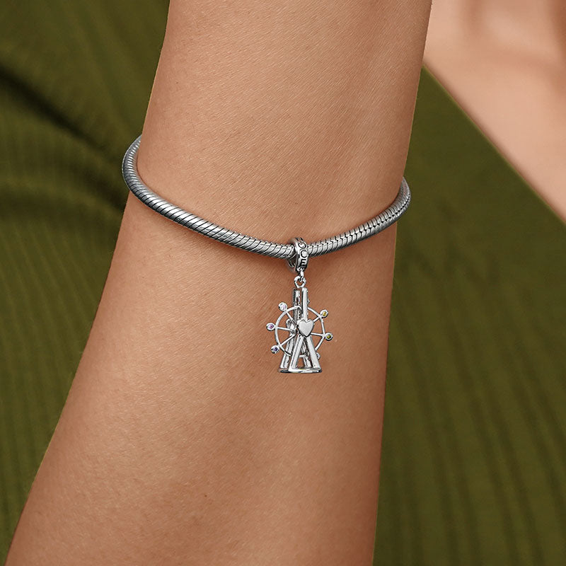 Gnoce Best Moment Ferris Wheel Pendant Dangle Cham_5