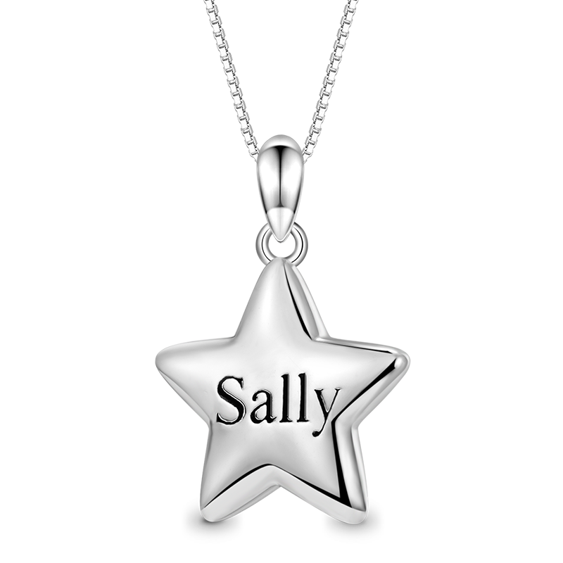 Gnoce Engravable Star Necklace_1