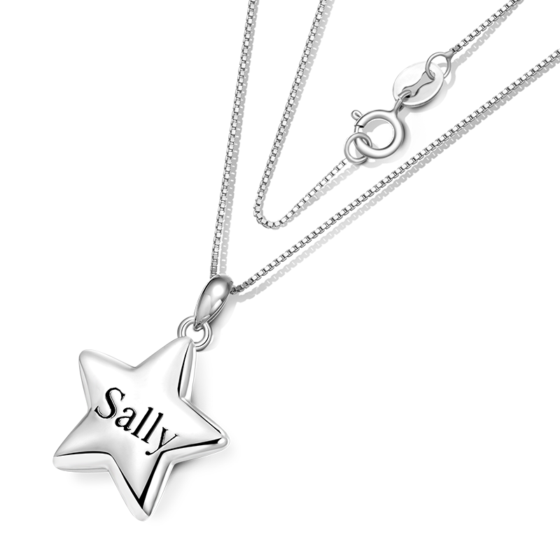 Gnoce Engravable Star Necklace_2