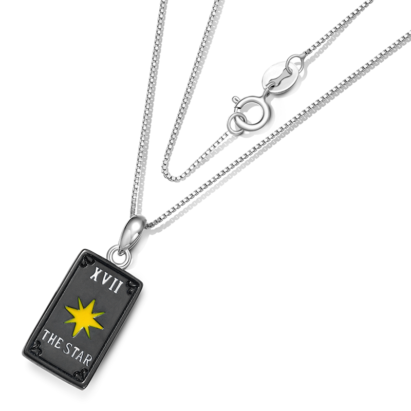 Gnoce "The Star" Skully Tarot Necklace_2