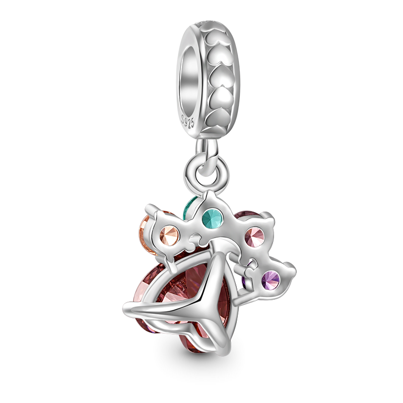 Gnoce Cute Pet Paw Pendant Dangle Charm_2