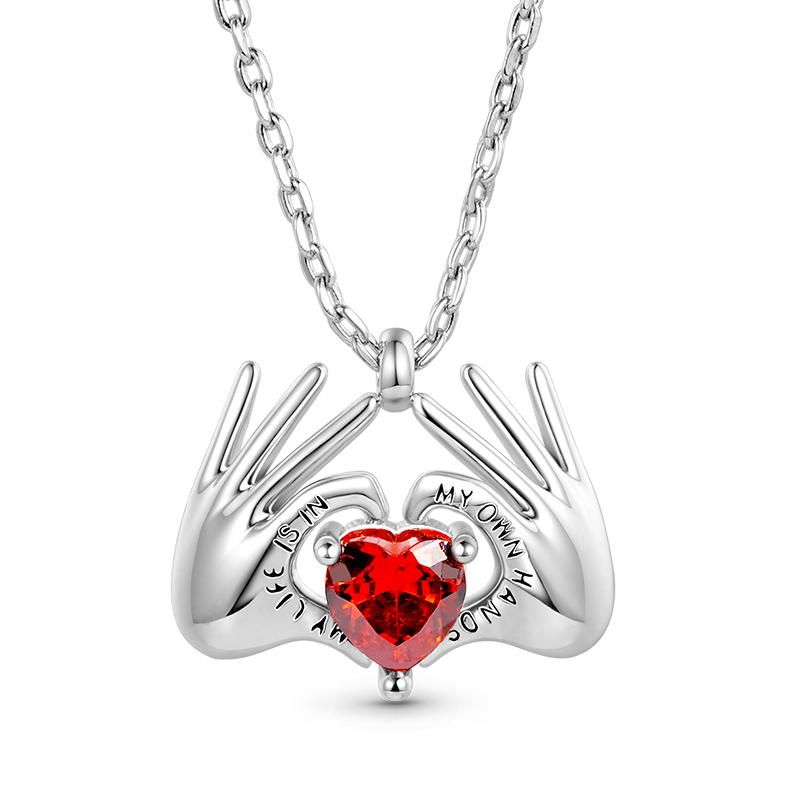 Gnoce Sparkling Love Me Necklace_1