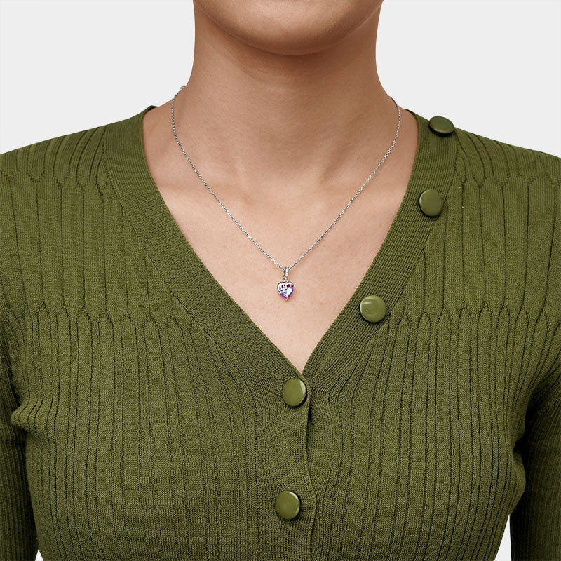 Gnoce Melting Heart Pendant Dangle Charm_6