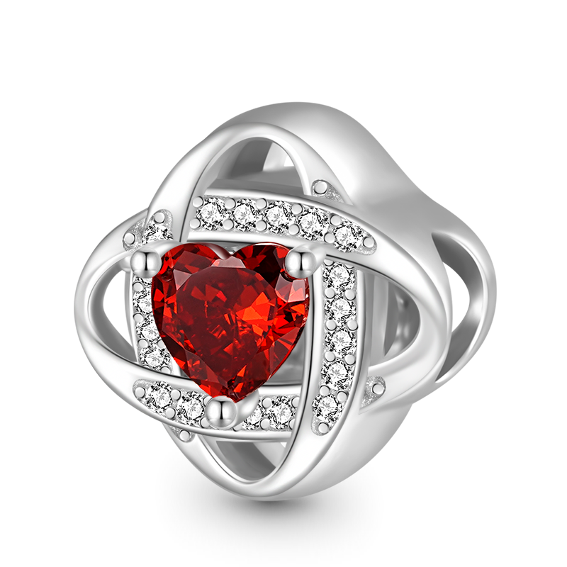 Gnoce Lucky Knot Birthstone Charm_1