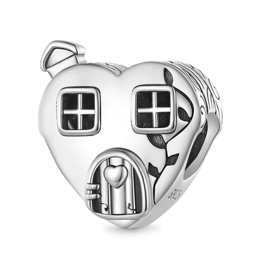 Gnoce "We are family" House Heart Charm_1