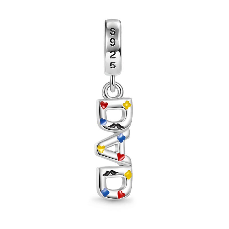 Gnoce Dad Pendant Dangle Charm_2