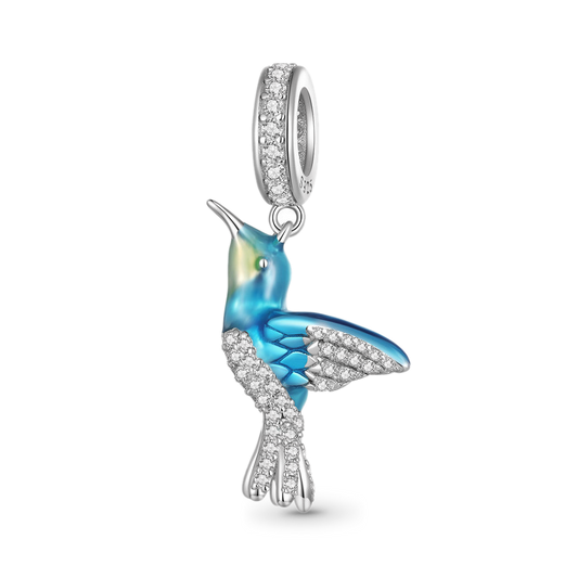 Gnoce Blue Kingfisher Pendant Dangle Charm_1