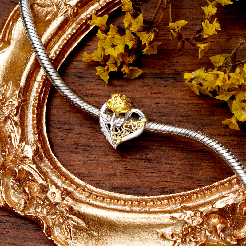 Gnoce Love Sister Heart Charm_2
