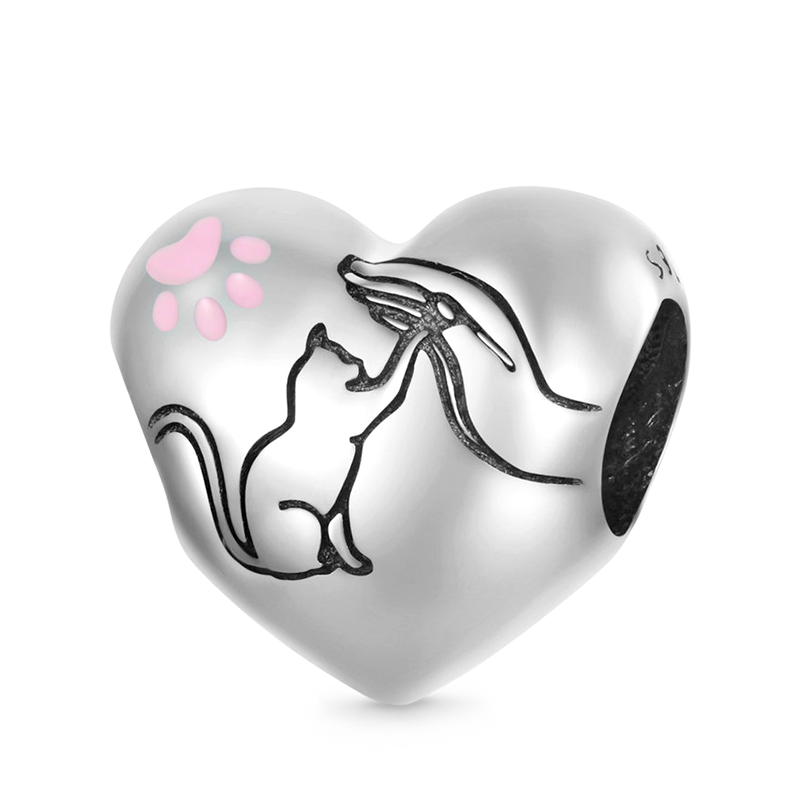 Gnoce Pet Lover Heart Charm_1