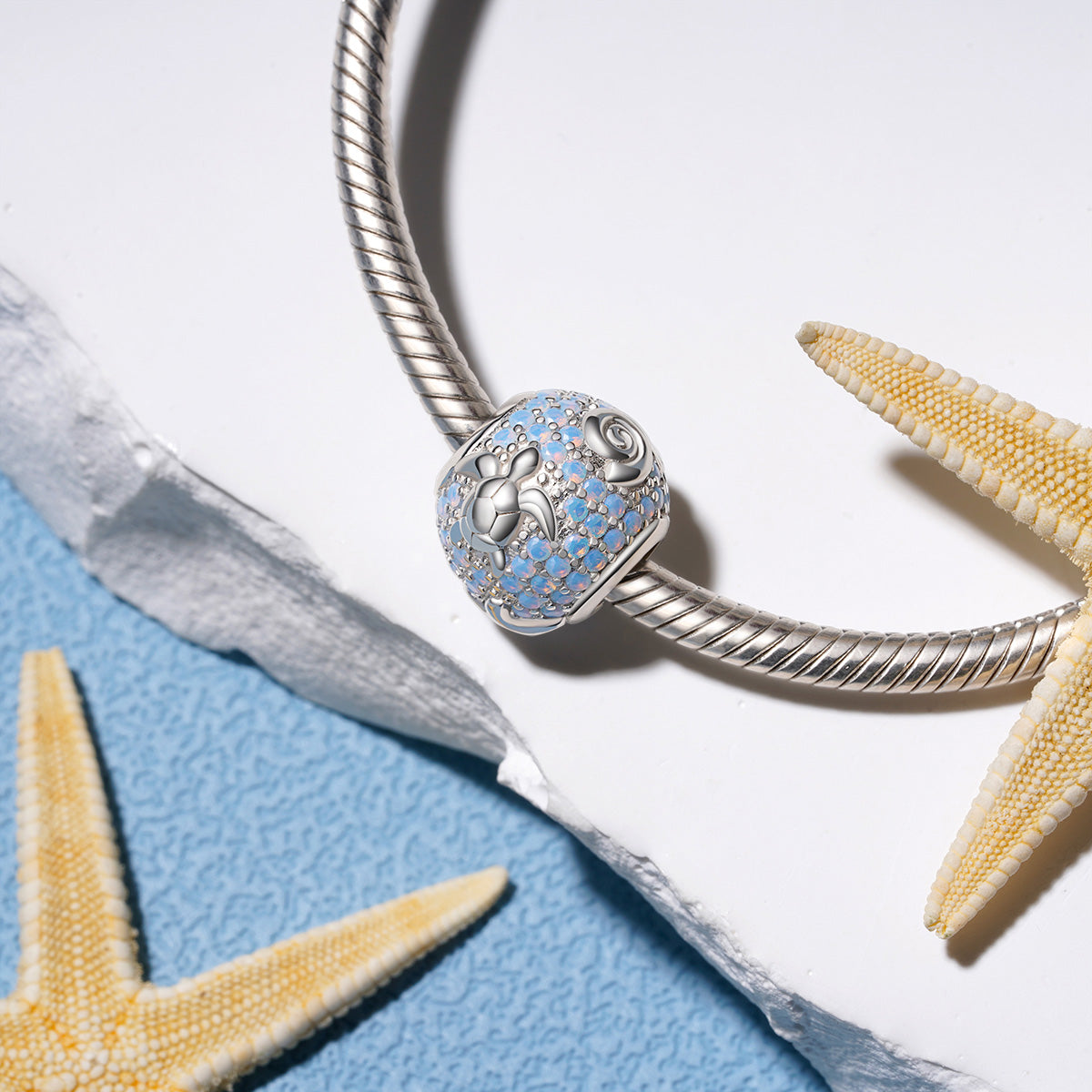 Gnoce Blue Sea World Pendant Dangle Charm_2