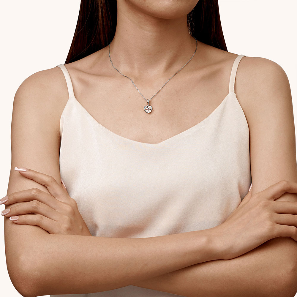 Gnoce Love Puzzle Engravable Pendant Dangle Charm_3