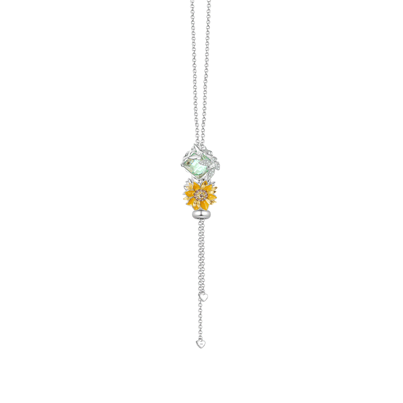 Gnoce Pearl Shaped Chain Necklace Fit for Beads_1
