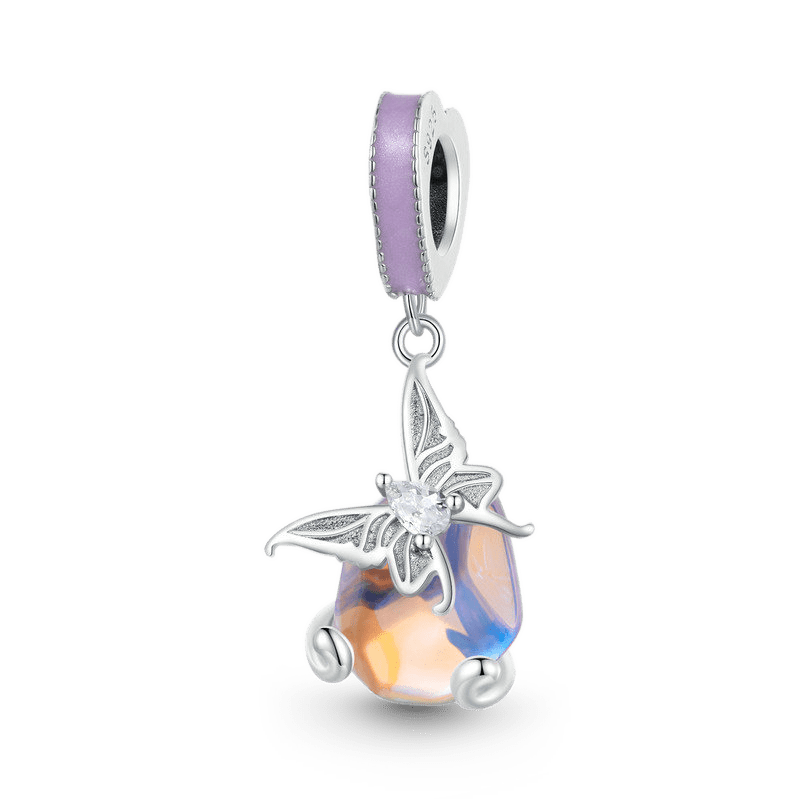Gnoce Dazzling Colorful Butterfly Pendant Dangle Charm_1