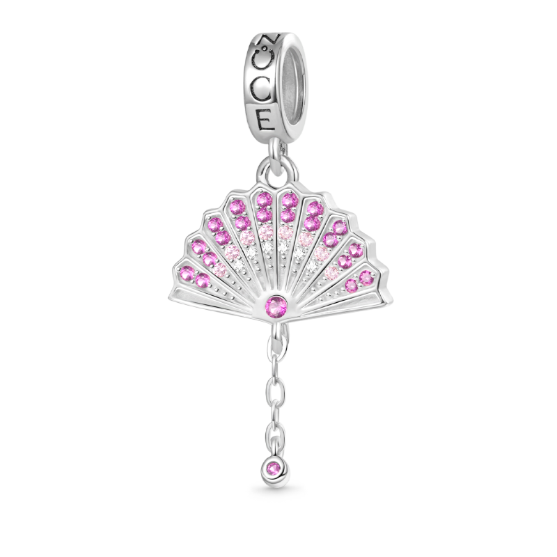Gnoce Sparking Fan Pendant Dangle Charm_1