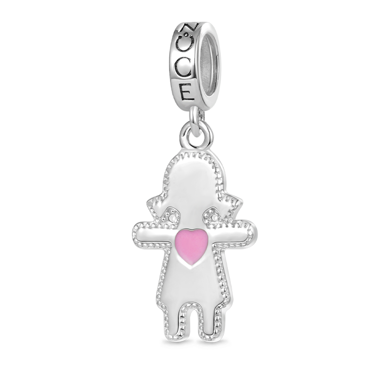 Gnoce Little Girl Pendant Dangle Charm_1
